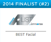 Best Facial finalist recognition badge