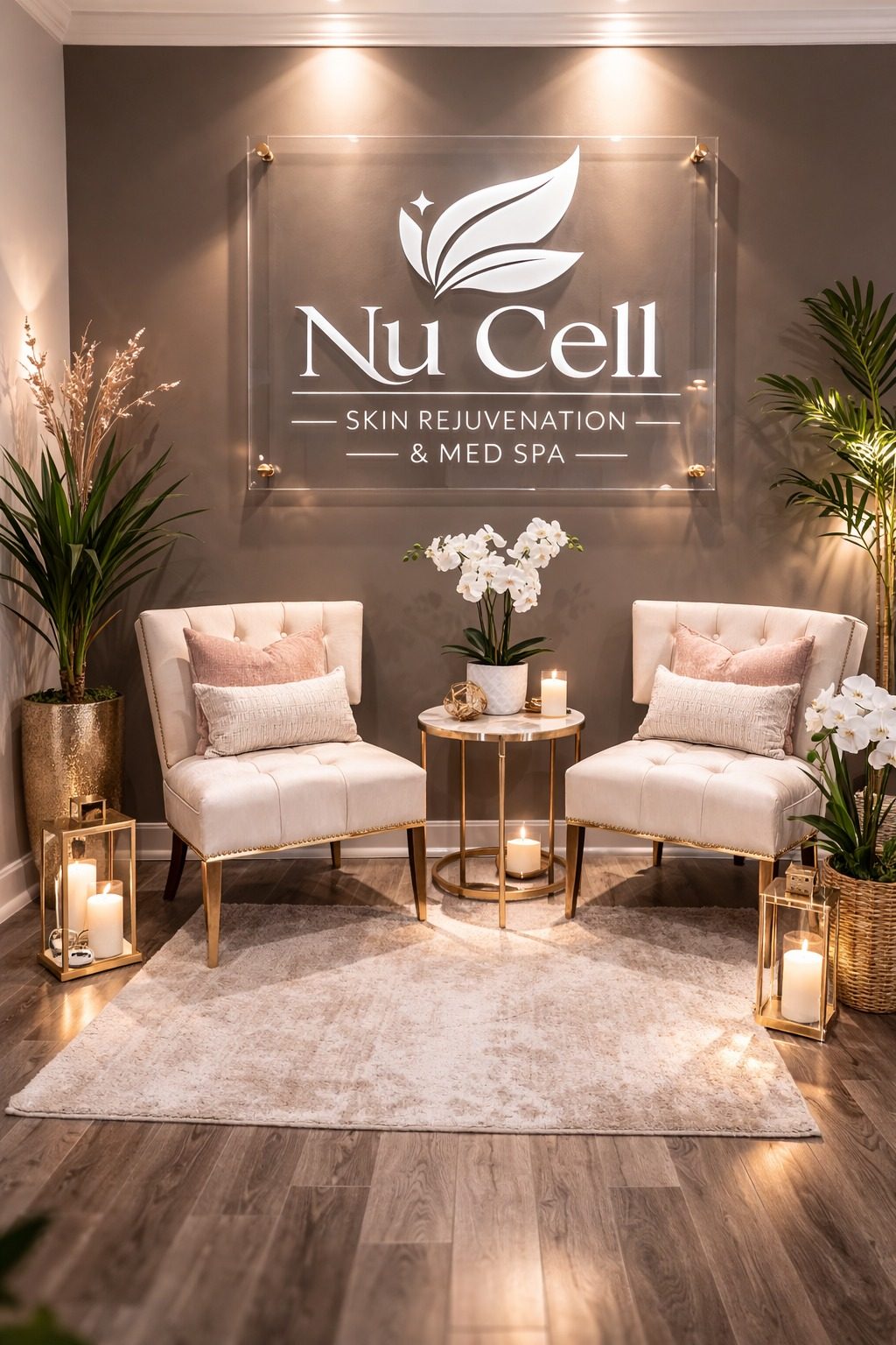 Serene spa atmosphere